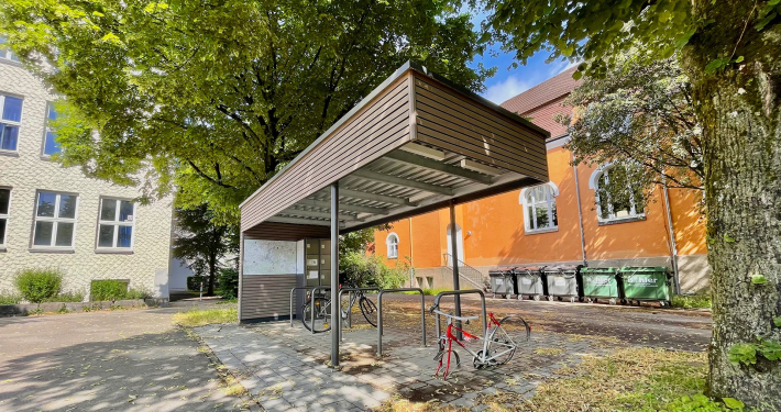 Haegele Boehm PROJEKTE Stadt Aalen Fahrradstationen Bohlschule 04