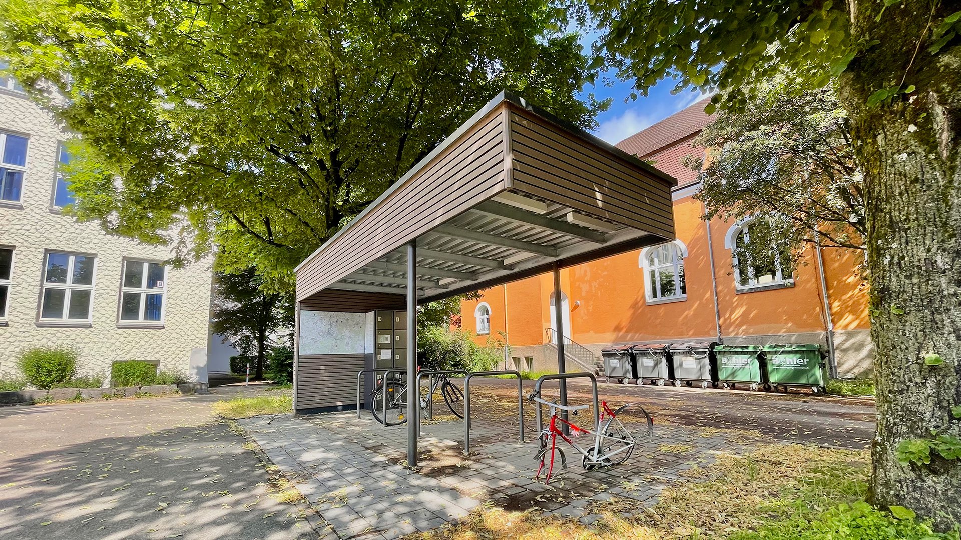 Haegele Boehm PROJEKTE Stadt Aalen Fahrradstationen Bohlschule 04