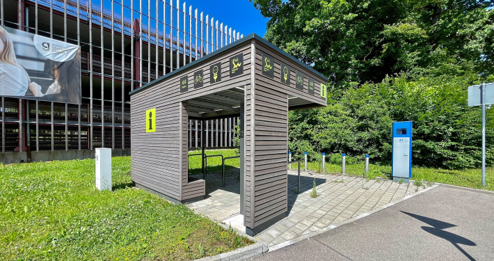 Haegele Boehm PROJEKTE Stadt Aalen Fahrradstationen Hochschule 01