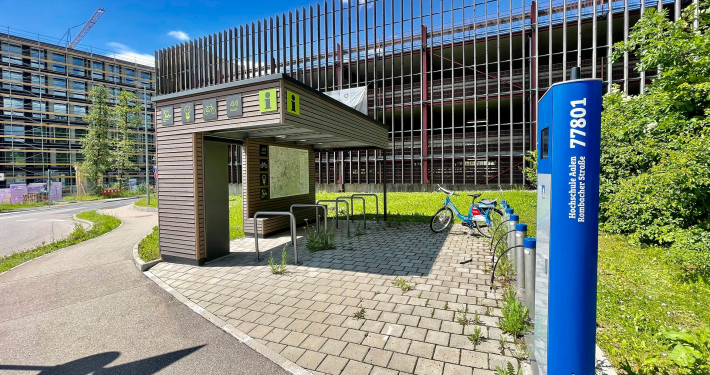 Haegele Boehm PROJEKTE Stadt Aalen Fahrradstationen Hochschule 02